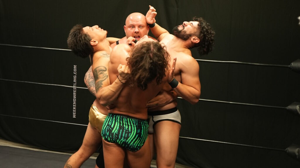 Shockwave vs The Handsome Strangler, Diego Maya, and Danny Mercury